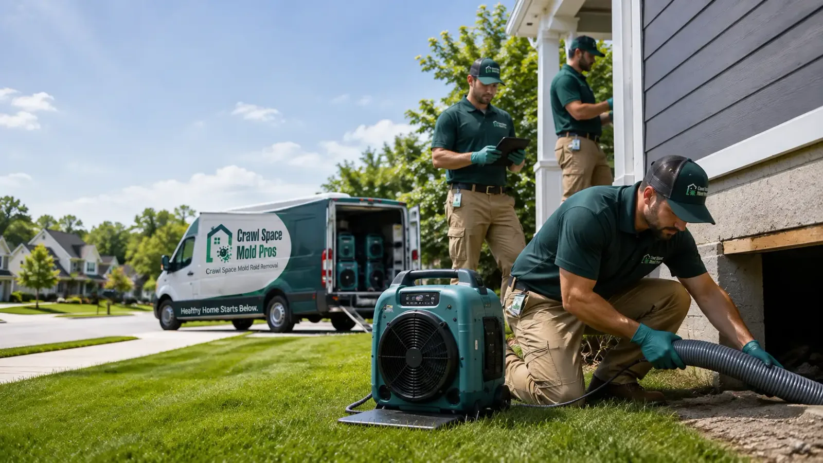 Crawl Space Mold Removal in West Alexander, PA